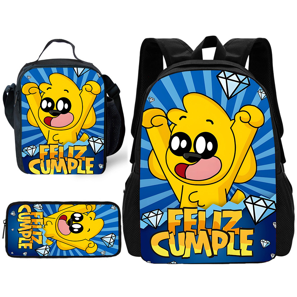 Canvas Backpack Casual - Enfant décontracté Mikecracks dessin animé Compadretesls