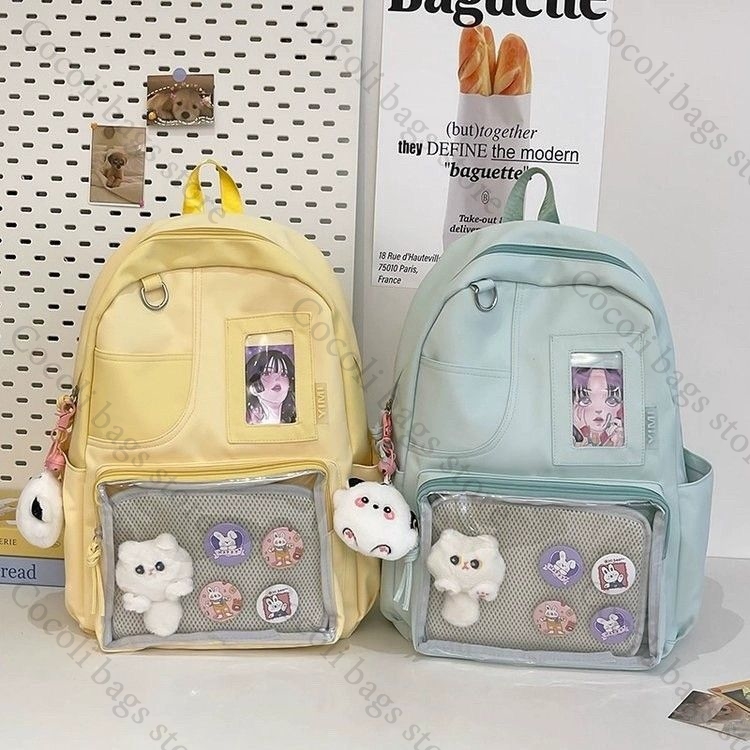 Sac à dos couleur unie, sac à  - Canvas Backpack Casual avis et prix