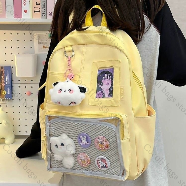 Sac à dos couleur unie, sac à  - Canvas Backpack Casual avis et prix